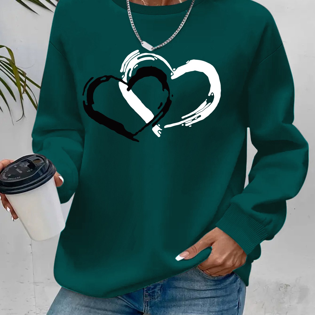 Andrea™ Elegant Heart Sweater